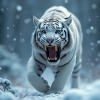 عکس حرفه ای ببر سفید