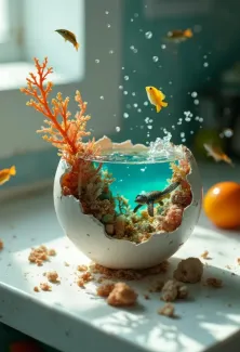 تصویر آکواریوم عکس حرفه ای آکواریوم
