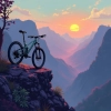عکس حرفه ای دوچرخه فروشی