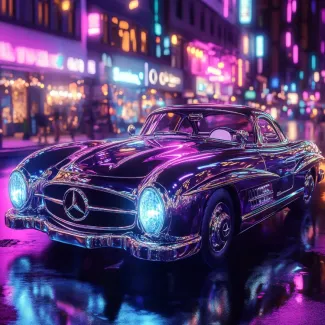 عکس هوش مصنوعی ماشین عکس حرفه ای ماشین