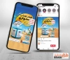 قالب اینستاگرام فروشگاه کولر آبی با عکس کولر آبی