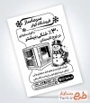 طرح تراکت سیاه سفید کولر سلولزی شامل وکتور کولر