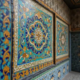 عکس حرفه ای کاشی کاری
