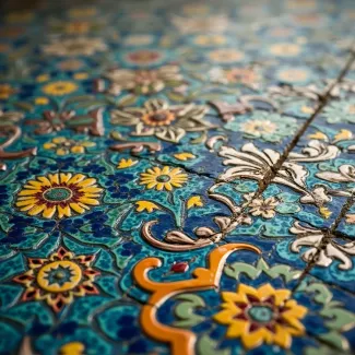 عکس حرفه ای کاشی کاری