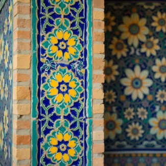 عکس حرفه ای کاشی کاری