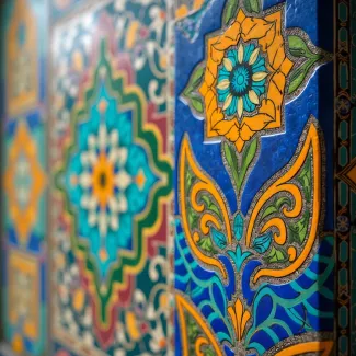 عکس حرفه ای کاشی کاری