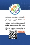 کارت ویزیت پزشک تغذیه شامل عکس کدو