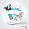 فایل لایه باز کارت ویزیت نامزد انتخابات با وکتور پرچم ایران