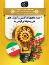 پوستر خام روز کارآفرینی و آموزش فنی حرفه ای با عکس لامپ