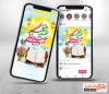 دانلود طرح اینستاگرام عید سعید فطر شامل تایپوگرافی عید فطر عید بندگی