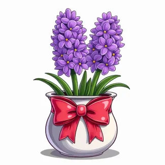 تصویر گل سنبل سفره هفت سین عکس حرفه ای سنبل