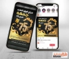 پست و استوری تخفیف ویژه بلک فرایدی شامل رنگ بندی طلایی مشکی