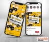 طرح لایه باز پست و استوری فروش ویژه جهت استفاده پست و استوری تخفیف فروش یلدا، نوروز، تابستانه، زمستانه 