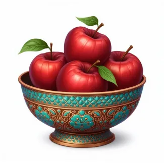 عکس استوک سیب قرمز مناسب سفره هفت سین عکس حرفه ای سیب سفره هفت سین