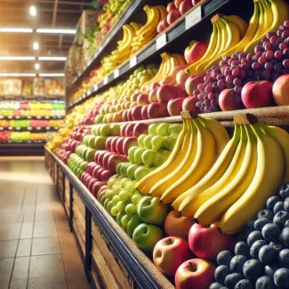 عکس میوه های تابستانه در میوه فروشی عکس میوه های تابستانه