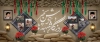 طرح بنر پشت سن دفاع مقدس شامل تایپوگرافی روزگار جبهه ها یادش بخیر