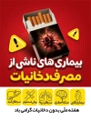 طرح بنر لایه باز روز بدون دخانیات شامل تصویرسازی سیگار