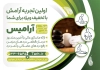طرح خام تراکت کلینیک ماساژ شامل عکس نمونه کار ماساژ درمانی