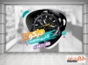 طرح لایه باز استیکر ساعت فروشی شامل عکس ساعت جهت چاپ استیکر فروشگاه ساعت