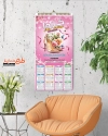 طرح تقویم دیواری کفش فروشی جهت چاپ تقویم فروشگاه کیف و کفش 1402
