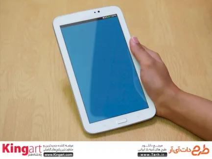 موکاپ تبلت قابل ویرایش به صورت لایه باز با فرمت psd جهت پیش نمایش صفحه iPad