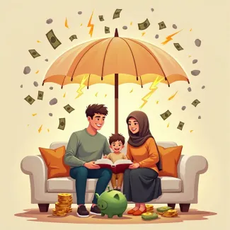 تصویر با کیفیت حمایت از سرمایه خانواده عکس حرفه ای بیمه