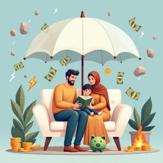 دانلود عکس حمایت بیمه از خانواده عکس حرفه ای بیمه