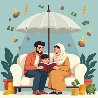 عکس استوک بیمه خانواده و سرمایه گذاری عکس حرفه ای بیمه