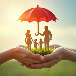 عکس استوک حفاظت از خانواده با بیمه زندگی عکس حرفه ای بیمه