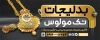 طرح آماده بنر فروشگاه بدلیجات شامل عکس گردنبند
