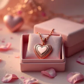 عکس حرفه ای گردنبند طلا مدل قلب عکس حرفه ای جواهر