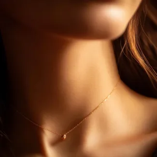عکس حرفه ای زنجیر طلا عکس حرفه ای جواهر