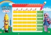 طرح برنامه هفتگی مدرسه شامل جدول برنامه هفتگی برای مدرسه ابتدایی