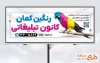 دانلود بنر تبلیغاتی کانون تبلیغاتی شامل عکس طوطی با فرمت PSD و قابل ویرایش
