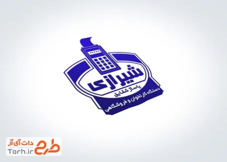 طرح مهر ژلاتینی دستگاه کارت خوان با وکتوردستگاه پوز