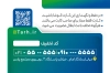 کارت عضویت استخر و مجتمع های آبی تفریحی شامل رنگ بندی آبی