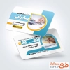 طرح آماده کارت ویزیت شرکت حسابداری شامل عکس ماشین حساب