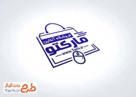 طرح مهر ژلاتینی فروشگاه اینترنتی شامل وکتور ماوس