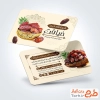 طرح آماده کارت ویزیت خرما و رطب به صورت لایه باز