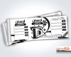 قبض رسید خشکشویی لایه باز شامل وکتور سیاه و سفید ماشین لباسشویی