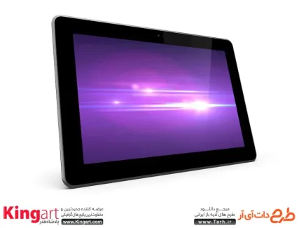 موکاپ صفحه نمایش تبلت رایگان به صورت لایه باز با فرمت psd جهت پیش نمایش صفحه iPad