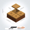 طرح خام برش لیزر جعبه مربع آجیل