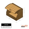 طرح برش لیزری باکس هدیه جعبه هدیه جهت اجرای جعبه هدیه به شکل دایره
