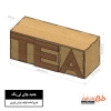 طرح برش لیزری جعبه چای جهت اجرا توسط دستگاه های برش و حکاکی لیزر جعبه چای