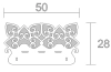 طرح cnc طاقچه