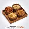طرح برش لیزری سینی آجیل و شکلات چوبی