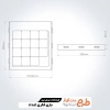 طرح خام لیزر بازی فکری اعداد با فرمت psd و قابل ویرایش