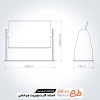 طرح برش لیزر استند کارت ویزیت