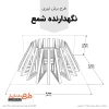 دانلود طرح برش لیزری نگهدارنده شمع