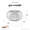 دانلود طرح برش لیزری نگهدارنده شمع